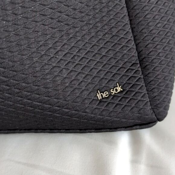 The Sak Olvera? Black Quilted Neoprene Backpack NWOT main image 14